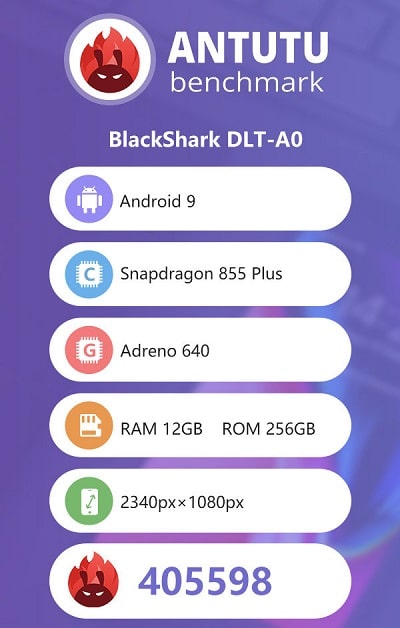 Black Shark 2 Pro AnTuTu puanı