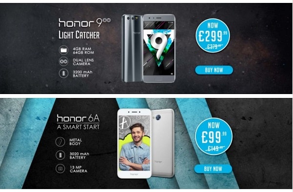 Honor 9 ve Honor 6A