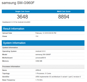 exynos 9810 benchmark
