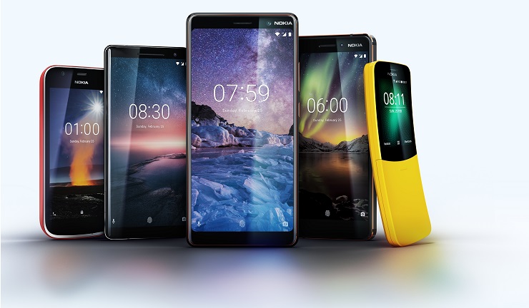 Nokia 8 Sirocco Nokia 7 Plus ve Nokia 6 2018