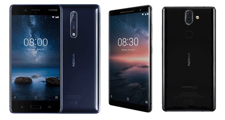 Nokia 8 ve Nokia 8 Sirocco