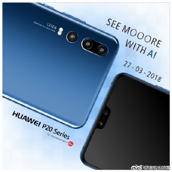 Huawei P20 serisi resmi görüntüleri