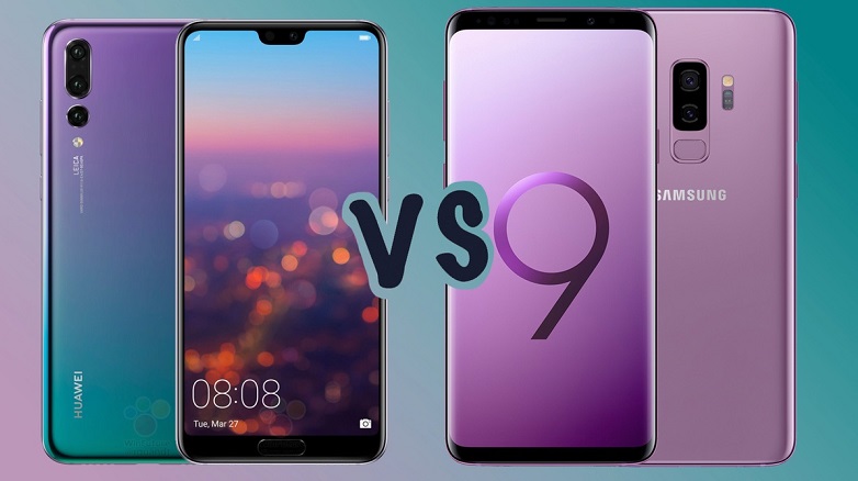 Huawei P20 Pro ve Galaxy S9 Plus