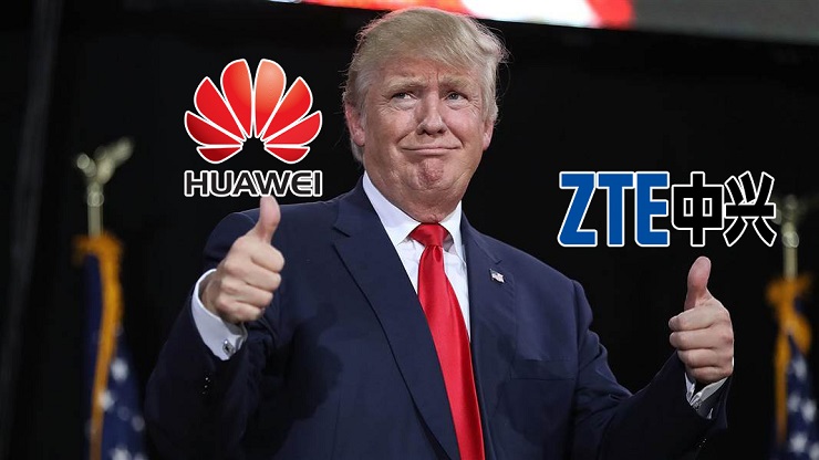 Huawei ve ZTE Trump