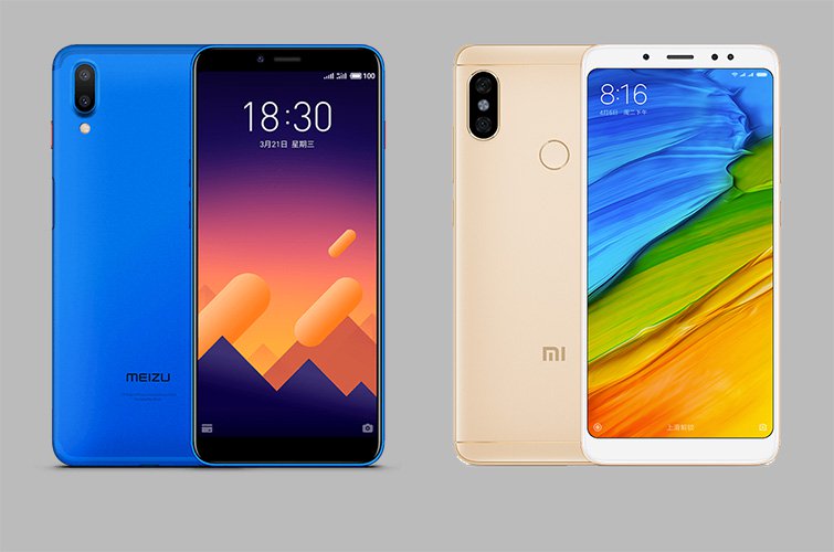 Meizu E3 ve Xiaomi Redmi Note 5 Pro