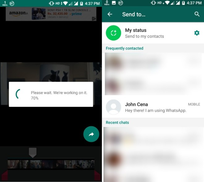 Whatsapp Durum Da 30 Saniyeden Uzun Videolar Nasil Paylasilir
