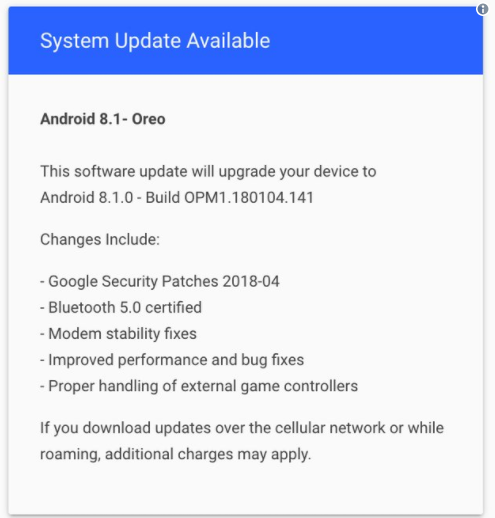 Essential Phone Android 8.1