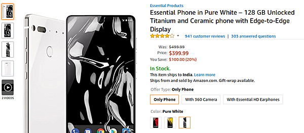Essential Phone indirim
