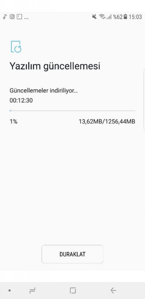 Galaxy A5 2017 Android Oreo Güncelleme