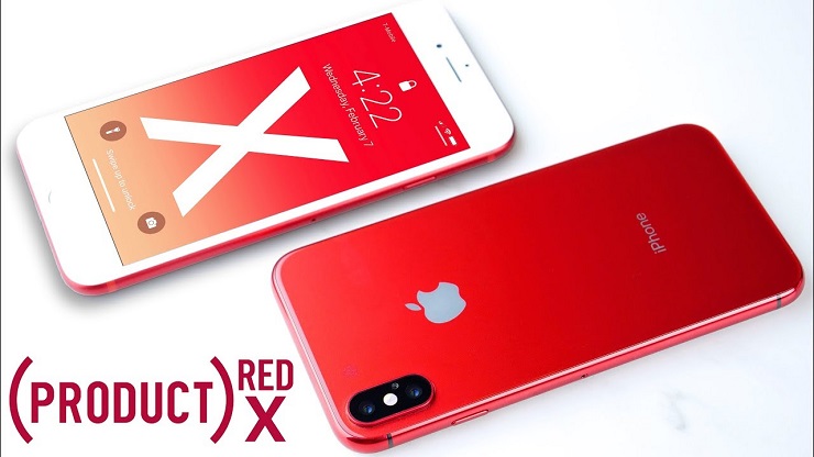 Kırmızı iPhone X