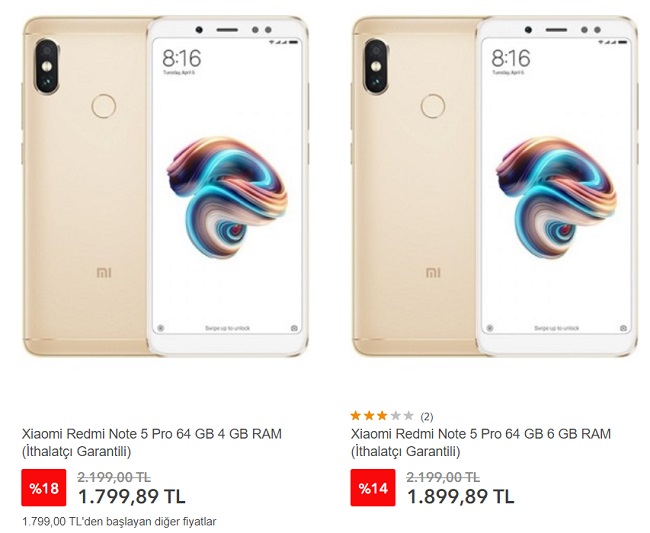 Xiaomi Redmi Note 5 Pro