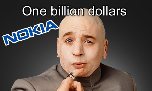 Nokia 1 milyar dolar