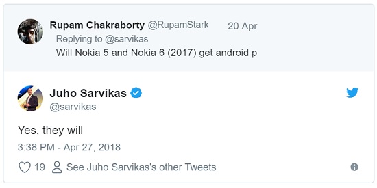 Nokia Android P