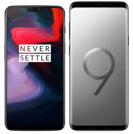 OnePlus 6 ve Galaxy S9 Plus