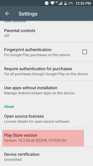 Google Play Store yeni sürümü