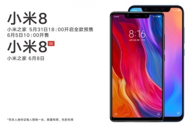 Xiaomi Mi 8 ve Mi 8 SE