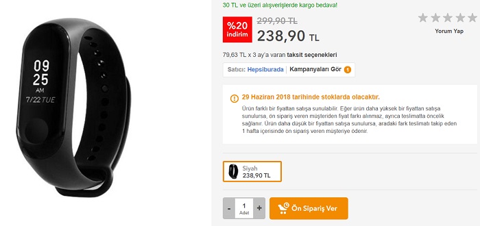 Xiaomi Mi Band 3