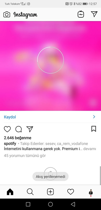 instagram akis yenilenemedi - instagram da akis yenilenemiyor hatasi instagram coktu mu