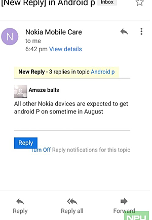 Nokia Android P