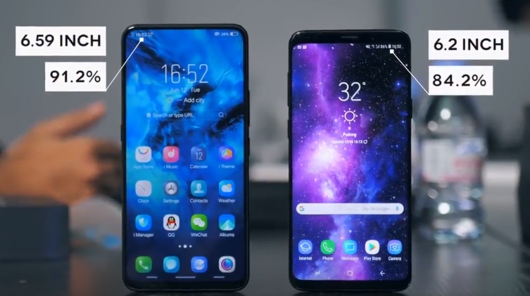 Vivo Nex ve Galaxy S9 Plus
