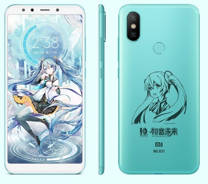 Xiaomi Mi 6X Hatsune Miku Special Edition