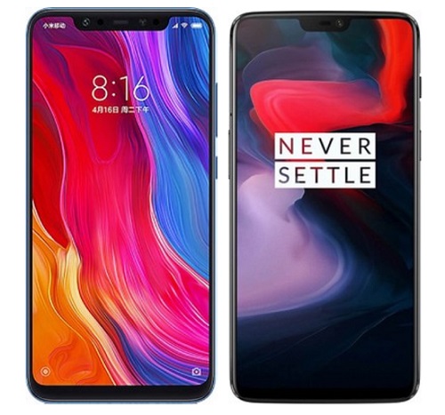 Xiaomi Mi 8 ve OnePlus 6