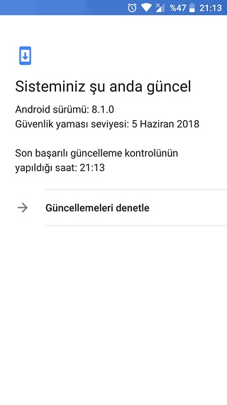 Xiaomi Mi A1 Android 8.1