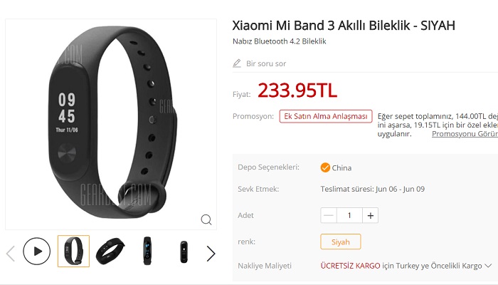 Xiaomi Mi Band 3