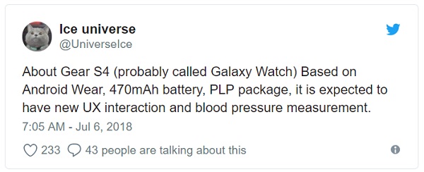 Samsung Gear S4