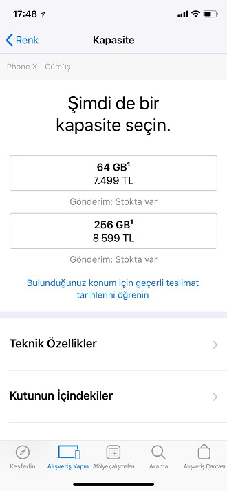 iPhone fiyatları