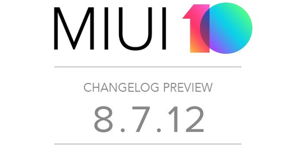 MIUI 10 düzeltme güncellemesi