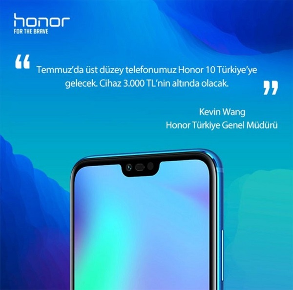 Honor 10 Türkiye fiyatı