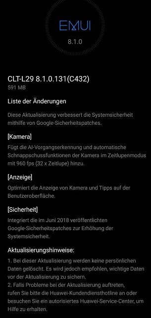Huawei P20 Pro kamera