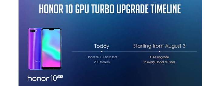 Honor 10 için GPU Turbo