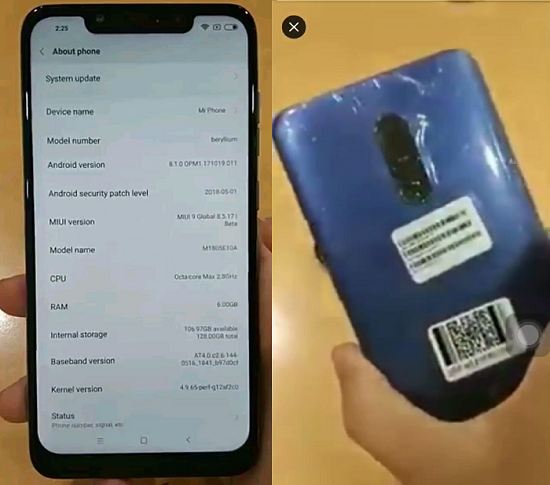 Xiaomi Pocophone F1