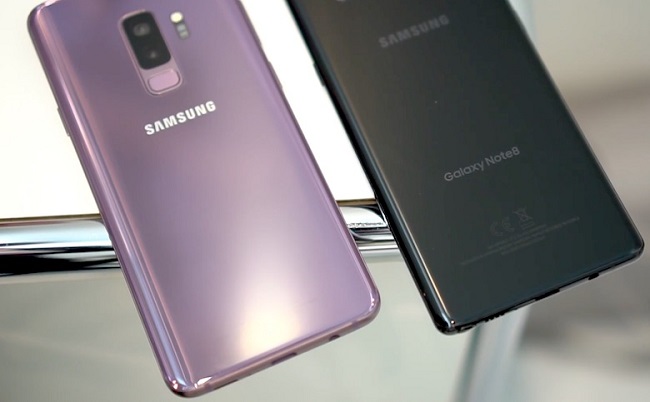 Galaxy Note 8 ve Galaxy S9