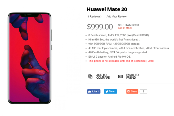 Huawei Mate 20