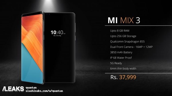 Xiaomi Mi Mix 3