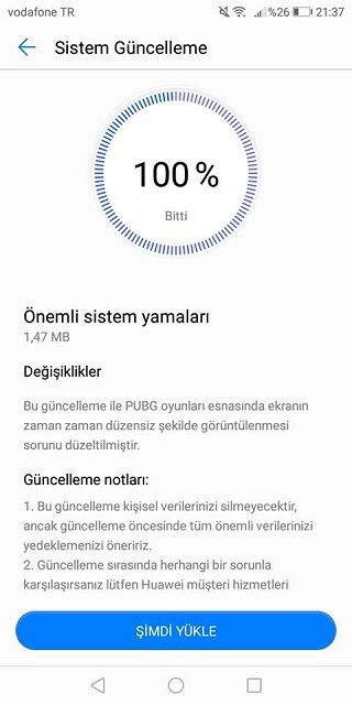 Huawei Mate 10 Pro PUBG sorunu düzeltildi