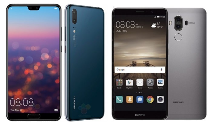 Huawei P20 ve Mate 9