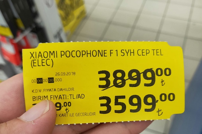 Pocophone F1 Türkiye fiyat