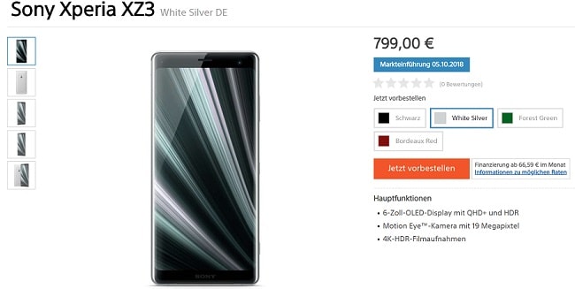 Sony Xperia XZ3