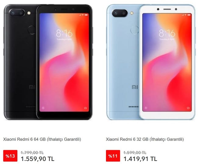 Xiaomi Redmi 6