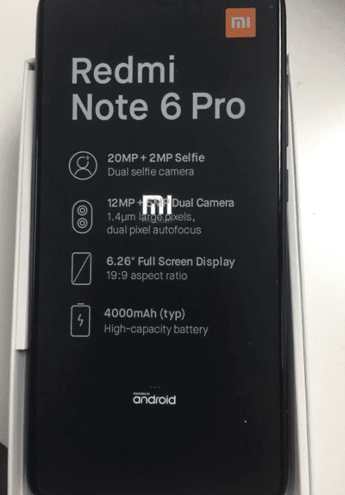 Xiaomi Redmi Note 6 Pro