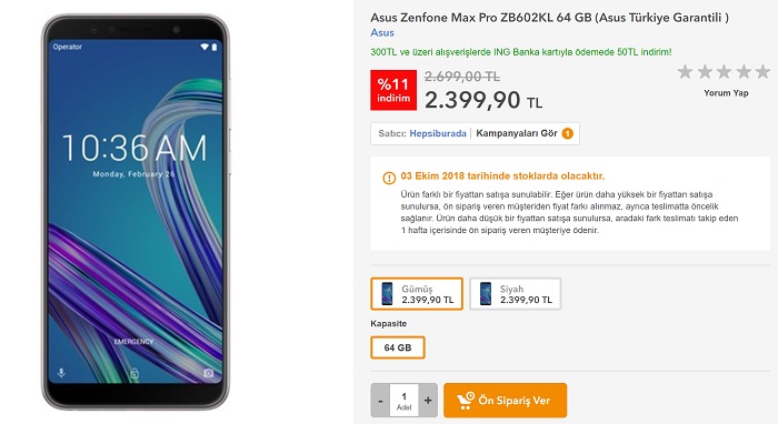 Asus Zenfone Max Pro M1