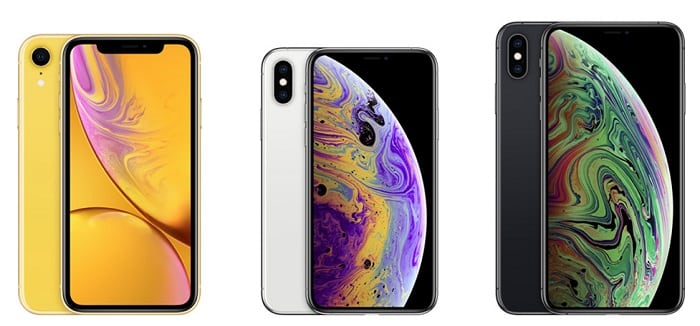 iPhone XS, XS Max ve iPhone XR