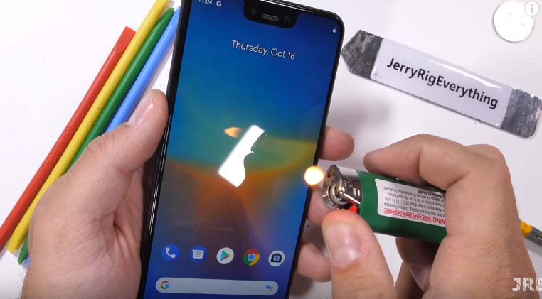 Google Pixel 3 XL sağlamlık testi