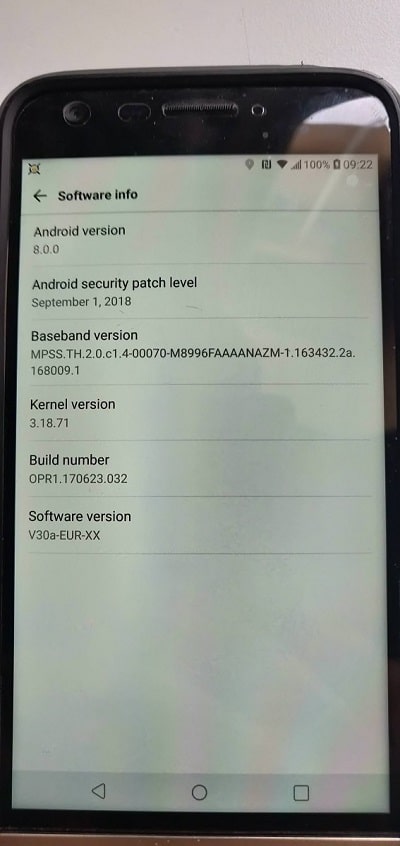 LG G5 Android Oreo