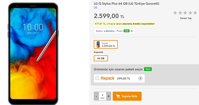 LG Q Stylus Plus