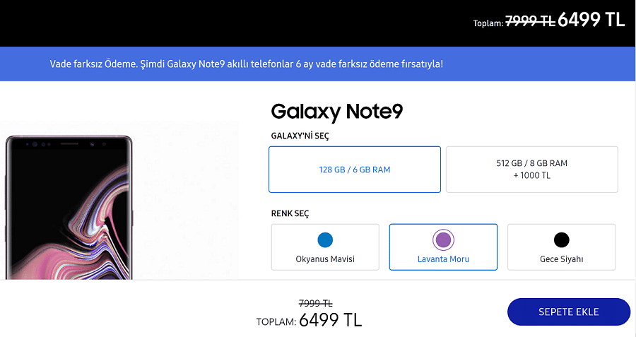 Samsung Galaxy Note 9